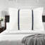 Ensemble de literie 7 pièces Farmhouse, seersucker en microfibre, style floral avec couverture, double / grand