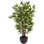 Arbre de bambou artificiel dans un pot de fleurs-23578207