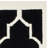 Rodgers Hand Woven Flat Weave Wool/Cotton Geometric Rug in Black/Ivory-502253995