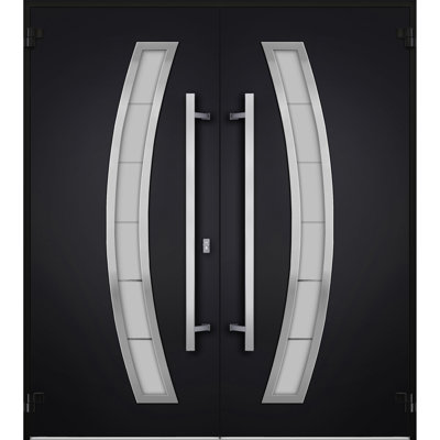 Deux portes d'entrée à l'avant