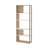 Embrie 31.34" W x 80.59" H 5 Shelf Bookcase Room Divider-2107552506