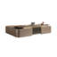 Bureau de direction en L 110,24 "luxueux et haut de gamme-130156332
