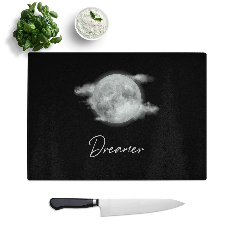 Dreamer V2 Typography Chopping Board, 0.4cm H x 28.5cm W x 39cm L
