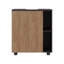 Armoire sous l'évier à deux tablettes latérales avec une porte, à découpes et rangement compact pour la salle de bain 22 pi.