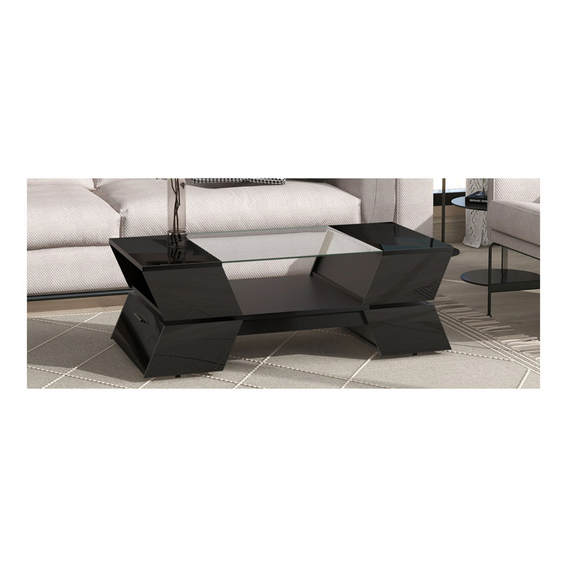 Table basse 6Mm, Noir
