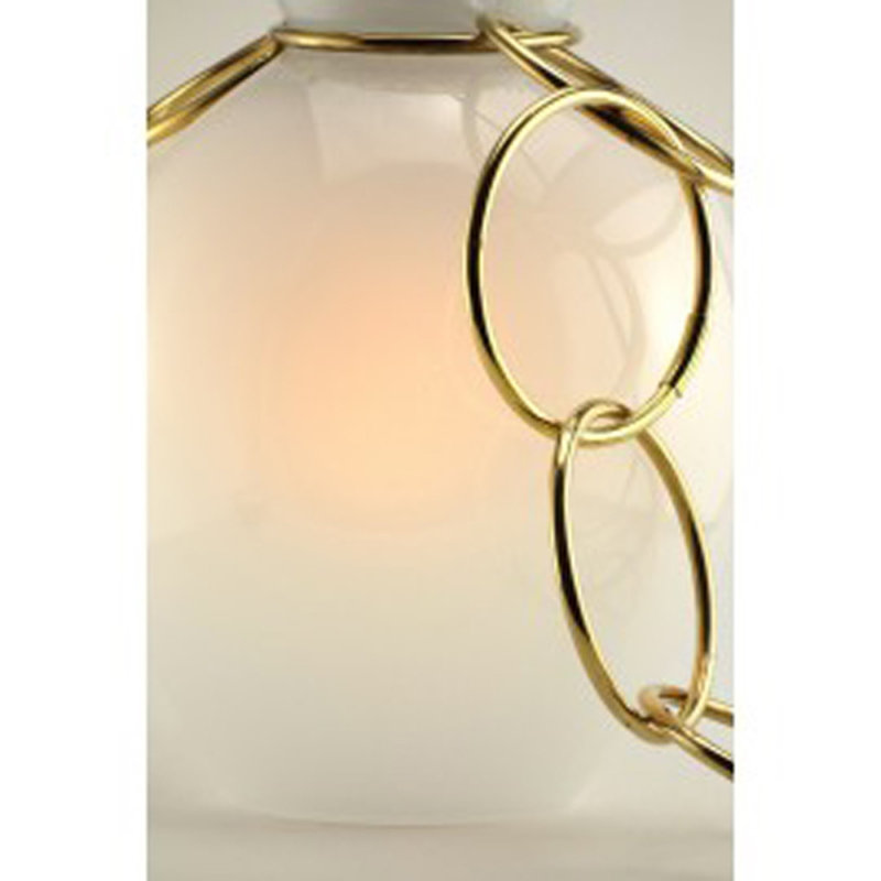 Lustre Murano, Argent antique, H 13 po x l 9 po x P 9 po, Soleil
