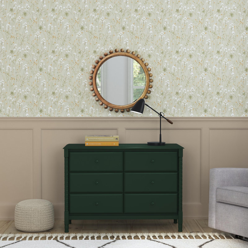 Jenny Lind Spindle Dresser, Forest Green