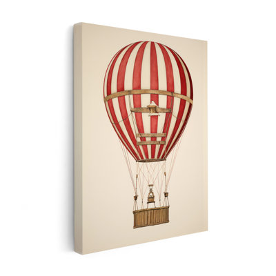 Striped Hot Air Balloon
