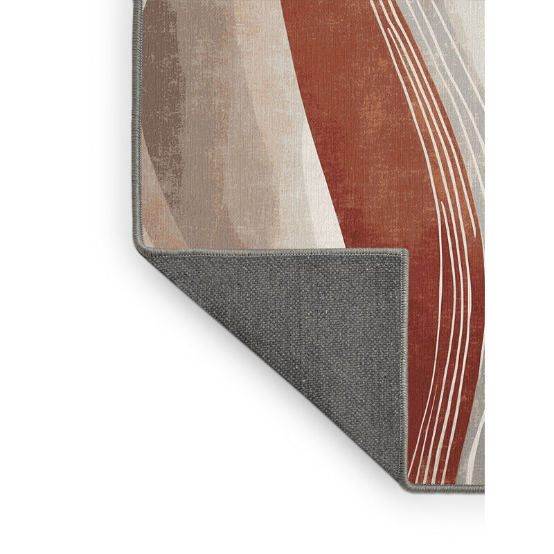 Blushed Horizons Rug, Square 6'