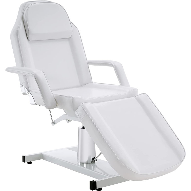 Faux Leather Reclining Spa Tattoo Massage Swivel Chair with Hydraulic Pump