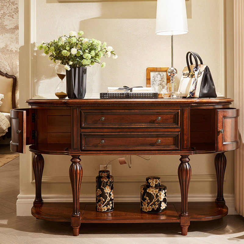 American-style retro luxury console table