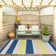 Lamareon Power Loom Blue Indoor/Outdoor Rug
