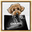 Poodle Glam - Impression sur toile-67762567-67762566