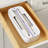 YouCopia® StoraRoll™ Wrap Dispenser, 2-in-1, Organizer for Foil and Wax Paper, Speckled White