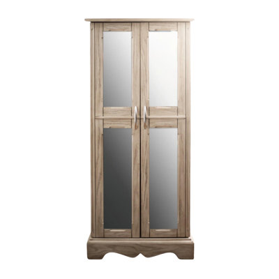 Armoire pour bijoux avec miroir Brendaliz