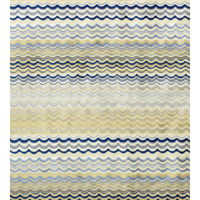 Tissu en soie New Wave, Saphir