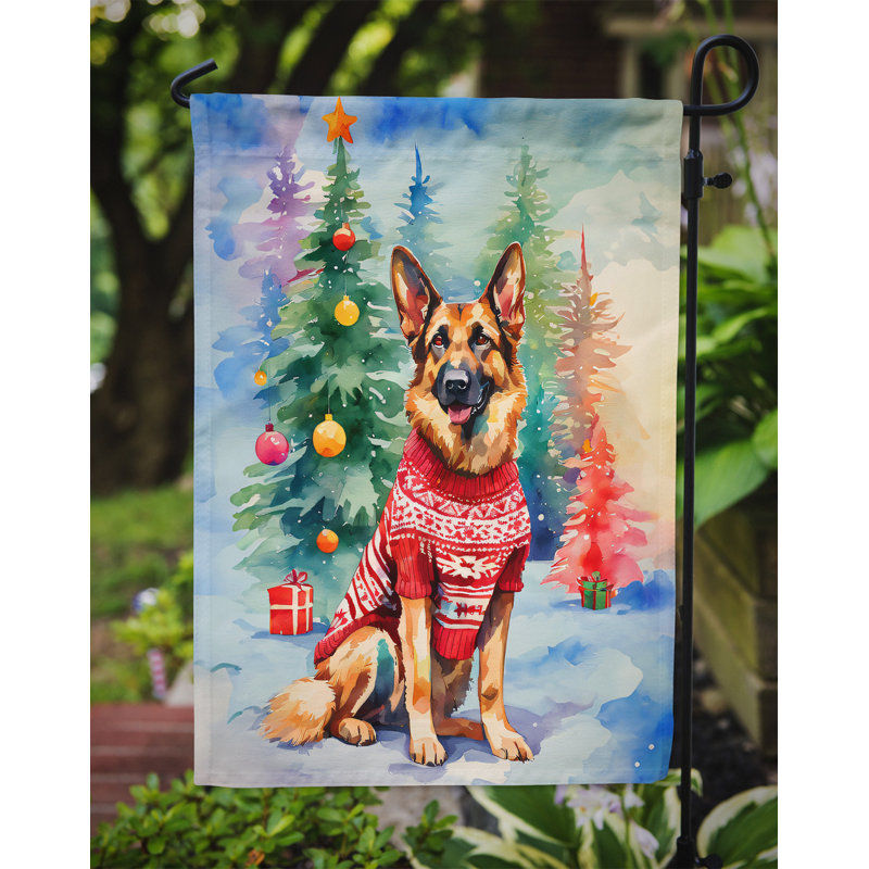 Double Sided Polyester Christmas, 15.5'' H x 11.25'' W