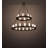 Wolfsberg 24 - Light Steel Dimmable Wagon Wheel Chandelier