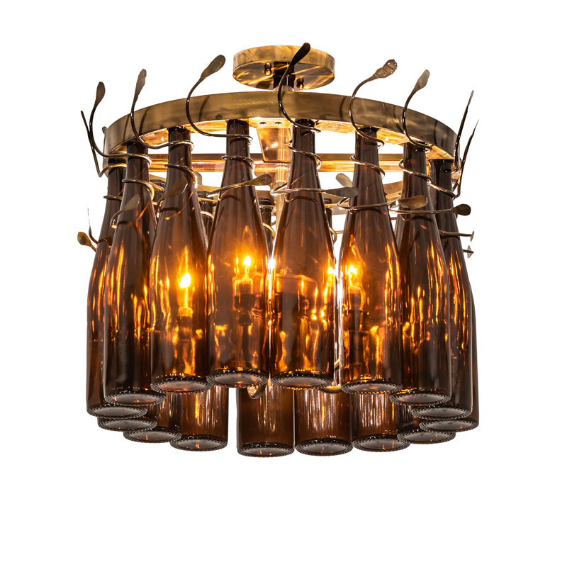 Thomasina Glass Flush Mount