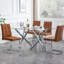 Chaise d'appoint en similicuir-88507761