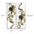 Handmade Glam Abstract Wall Decor on Metal