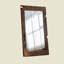 Miroirs pleine longueur rectangulaires en bois massif-129383987