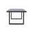 Blax Oak Metal Base Dining Table-66203131