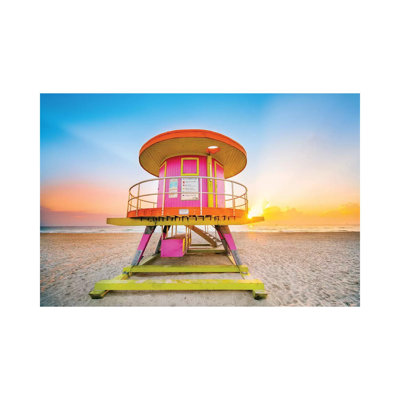 " Ocean Drive Lifeguard House South Beach I " by Susanne Kremer