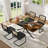55.11-70.86in Rectangular Extendable Dining Table Set-1087116907-1102996173-1102996169