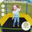 Costway Hexagon Backyard Trampoline with Safety Enclosure-72732064