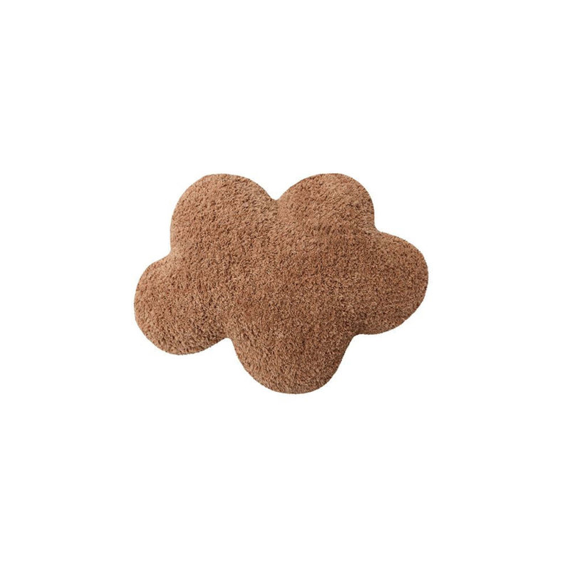 Clouds Novelty Pillow Cover & Insert, Chestnut