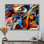 Music Canvas Wall Art, Abstract Rhythm Painting Print - Abstract Music and Rhythm