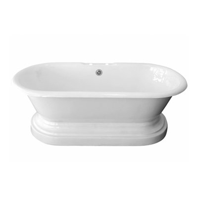 Baignoire de trempage à socle 67 po x 31 po