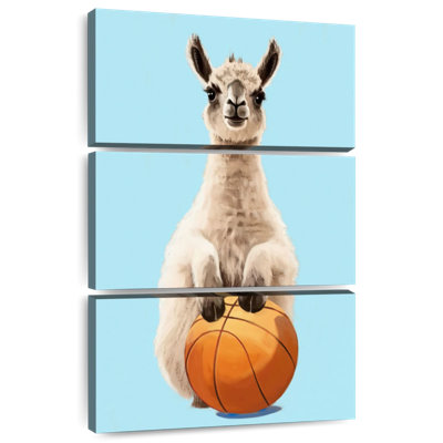 Ketti Sporty Llama - Basketball