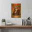 «Sasquatch Guitar Player» par Flyland Designs, art mural en métal doré, 16 po x 24 po-194786726