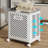 Collapsible Laundry Basket With Wheel Foldable Portable Hamper For Dirty Clothes-1526221172