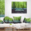 Coussin décoratif Open Book to Green Forest