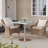 Square Modern Dining Table-135357994