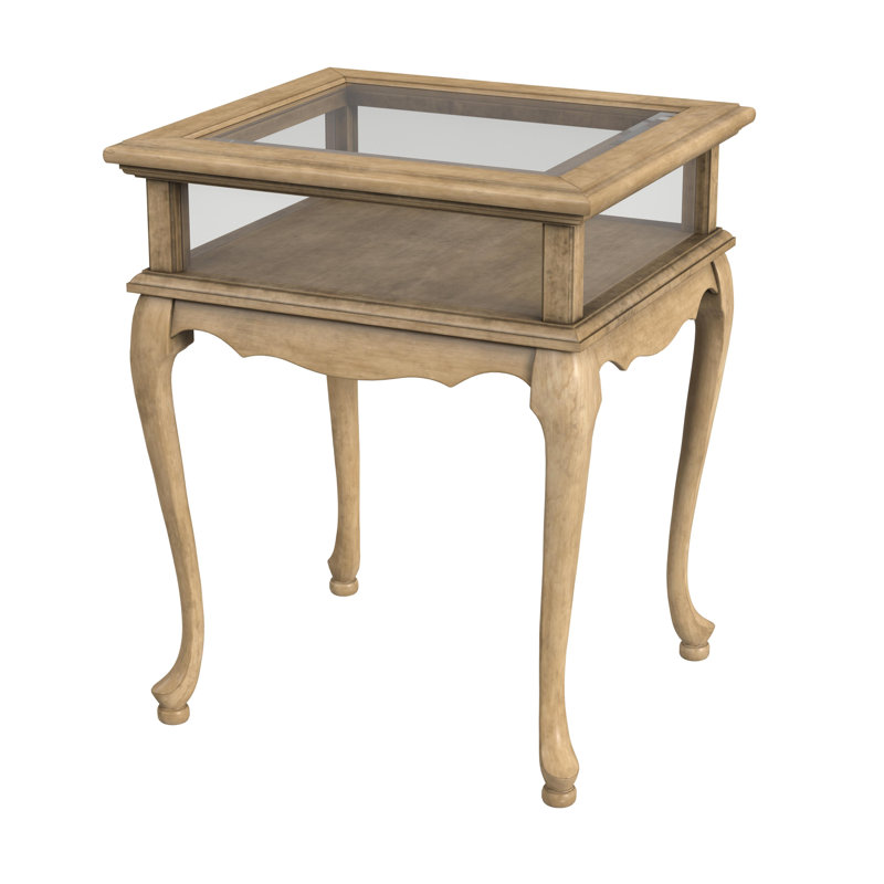 Filkins End Table, Antique Beige