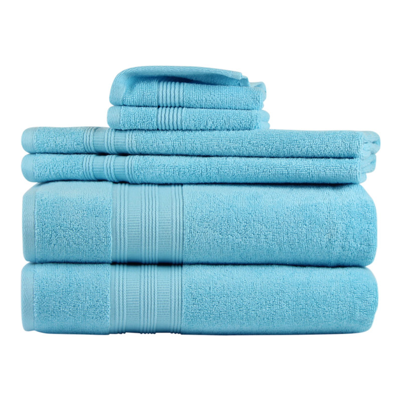100% Cotton Midweight Mulit-Size Set, Aqua