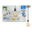 1 - Light White LED Sphere Pendant