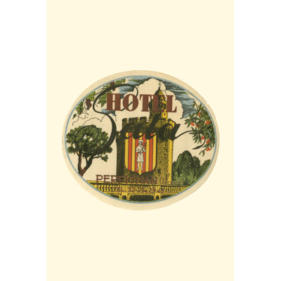 Vintage Travel Label II by Vision Studio - Wrapped Canvas Art Prints