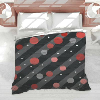 Polka Dots Bedding Pattern Comforter Modern
