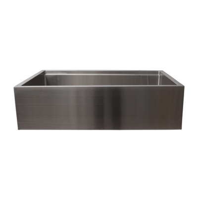 Bailey 33'' L Farmhouse / Apron Single Bowl Stainless Steel Kitchen Sink