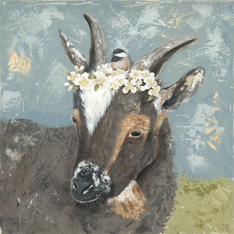 Farm Fun IV - Wrapped Canvas Print, 91cm H x 91cm W
