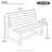 Polystyrene Convertible Bench-40361617
