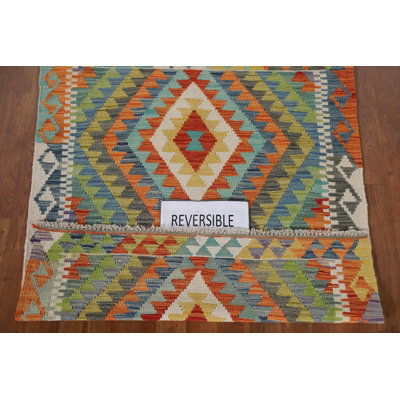 South Western Kilim Oriental Accent Rug 3x4