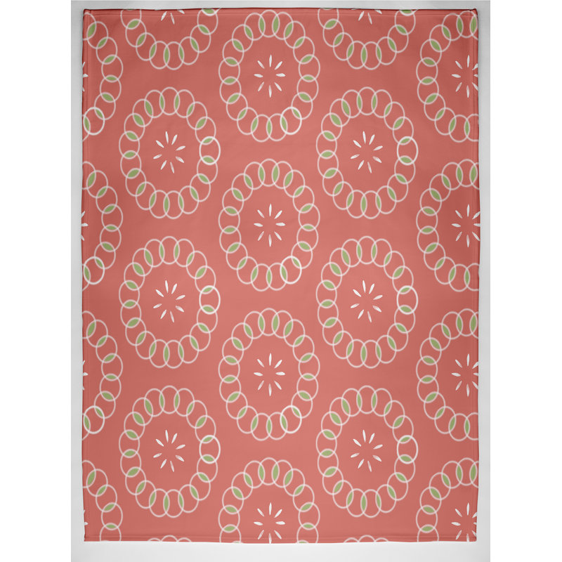 Raya Plain Weave / Muslin Throw Blanket, Orange