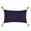 Black Rectangular Cushion