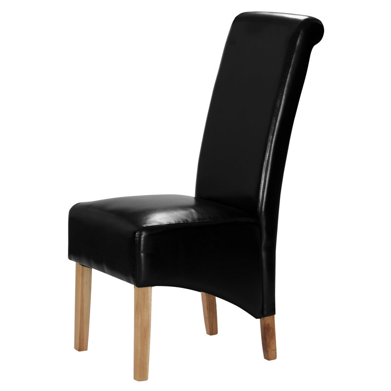 Joanie Upholstered Dining Chair, Black